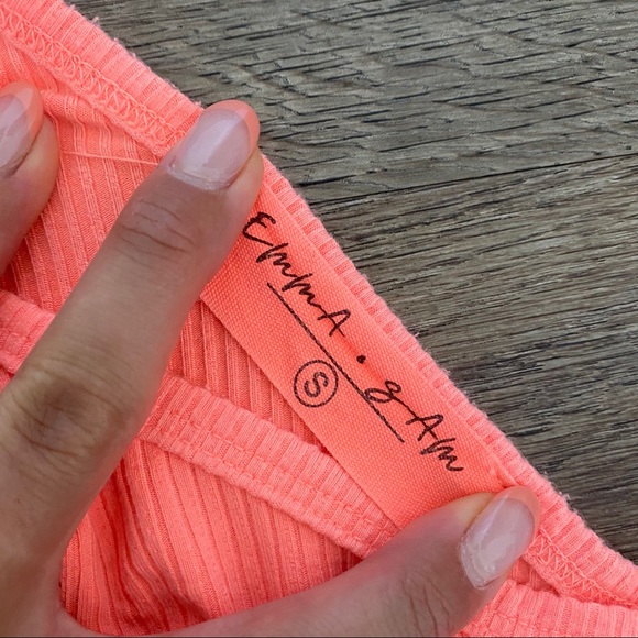 NWOT LF Stores One Shoulder Cut Out Crop Top - Picture 5 of 5